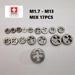 LOTTO MULTIDIMENSIONALE FUSTELLA MANUALE METRICA SVIZZERA Set di fustelle a mano ingegnerizzate precise N7 - Foto 1 di 18