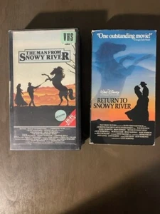 The Man From Snowy River (VHS, 1984) & Return to Snowy River (VHS) - Picture 1 of 7