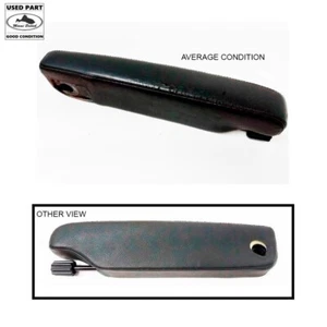 LAND ROVER RH SEAT EBONY BLACK WINDSOR ARMREST HAI500390PVJ USED - Picture 1 of 2