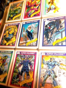 lot of 63 Diff 1990 Marvel Super Heroes & Villians NM - Picture 1 of 7