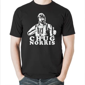 Chuck Norris Beer Drinking Funny Joke Alcohol T Shirt Tee Gift New - Picture 1 of 8