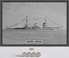 Blechschild 20X30 Kriegsschiff Schlachtschiff Moltke Weltkrieg Marine Mit Magnet