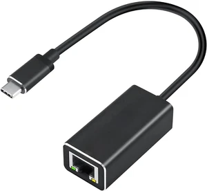USB C auf Ethernet Adapter Typ C auf RJ45 Netzwerkadapter Gigabit LAN Büchse - Bild 1 von 7
