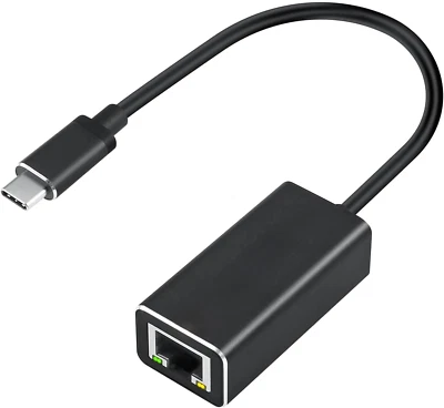 USB C auf Ethernet Adapter Typ C auf RJ45 Netzwerkadapter Gigabit LAN Büchse - Bild 1 von 4