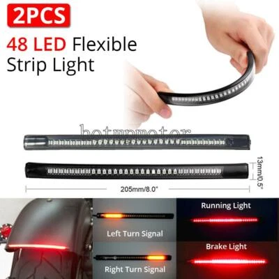 2pcs LED Turn Signal Tail Light For Yamaha V Star 650 950 1100 1300 XVS Classic - Image 1 of 4