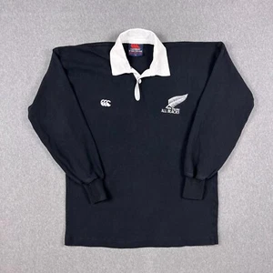 VTG Canterbury of New Zealand All Blacks Rugby Jersey Shirt Mens Size 40 - Picture 1 of 11