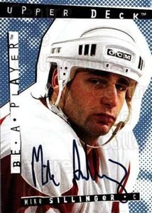 1994-95 Be A Player Auto #171 Mike Sillinger - Picture 1 of 1