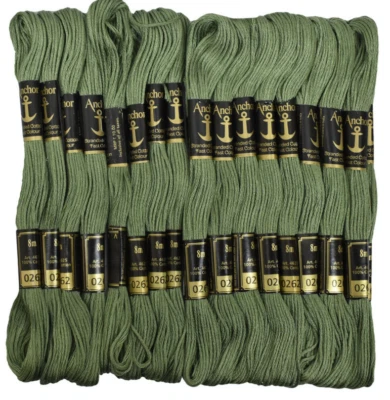 Anchor Cotton Threads Cross Stitch Floss Embroidery Sweing Crafting.25 Skeins - Image 1 of 4