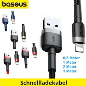 Kabel ładujący do iPhone Kabel do transmisji danych Kabel szybkiego ładowania 0,5m / 1m / 2m / 3m Baseus - Zdjęcie 1 z 13