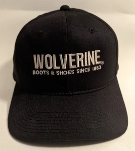 Wolverine Stiefel & Schuhe schwarz Baseballmütze Kappe verstellbar Druckknopflasche Einheitsgröße Einheitsgröße - Bild 1 von 7