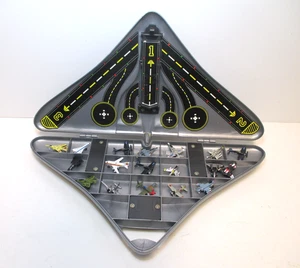 Vintage 1989 Micro Machines Stealth Bomber Case w/ 18 Planes Included - Picture 1 of 20