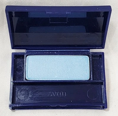 Avon Silk Finish WHISPERING BLUE (C) Eyeshadow Single Pressed .05 oz/1.4g New - Image 1 of 4
