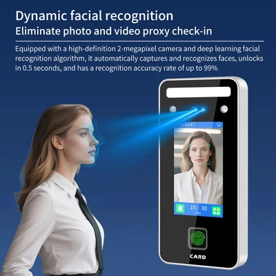 4.3 inch Access Control System Fingerprint Reader USB Face Recognition Device - Image 1 of 4