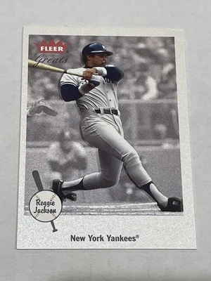 2002 Fleer Greats of the Game Baseball #85 - Reggie Jackson - New York Yankees - Image 1 of 2