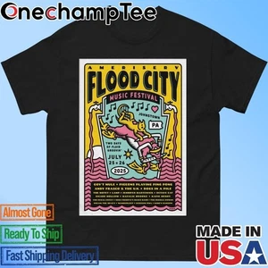 Flood City Music Festival July-25-26 2025 Johnstown PA Poster Shirt - Picture 1 of 3