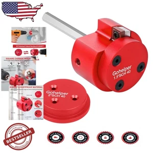 Aluminium PVC Fitting Saver 1,5"-2" Reibahle, Muffe Rohr Werkzeug, Wasserablauf Entlüfter - Bild 1 von 8