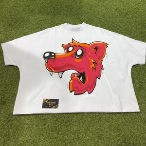 White Red Wolf Billionaire Studios Shirt: S - Picture 1 of 3
