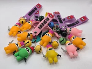 Lot of 10 Among Us Collector Bag Clip Keychains With Bell - Picture 1 of 4