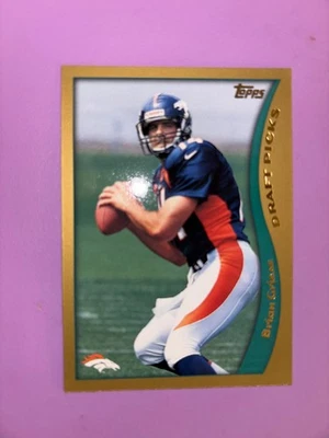 1998 Topps #346 Brian Griese Rookie Card Denver Broncos NM+ - Image 1 of 2