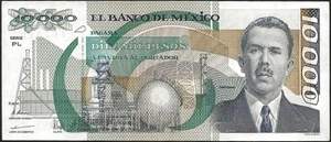 Mexiko - Banknote Von 10000 Pesos Cardenas 28-03-1989 SUP ! P.90 - Bild 1 von 2