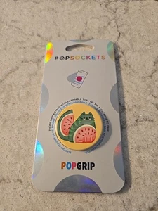 Popsockets Kitten & Flowers Catermelon Swappable Top Phone Holder Pop Socket - Picture 1 of 4