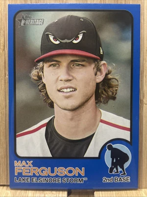 2022 Topps Heritage Minor League Edition - #155 Max Ferguson (RC) 99/99  - Image 1 of 2