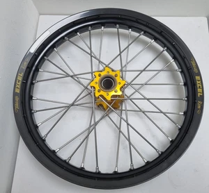 TAKASAGO EXCEL RIM Jante AR Supermotard J18 M/C x MT2.50 moyeu or pro series - Imagen 1 de 3