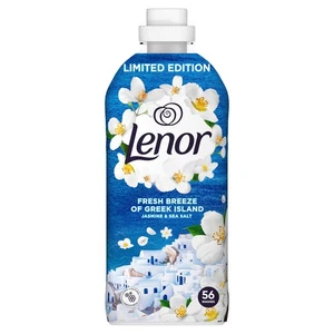 LENOR FRESH BREEZE OF GREEK ISLAND Fabric Softener Jasmine & Sea Salt 1176ml - Picture 1 of 6