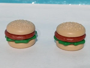 PLAYMOBIL X2 HAMBURGUESAS BURGUER COCINERO COCINA HAMBURGUESERIA HAMBURGUESA 25 - Bild 1 von 1