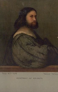 Art Postcard - Portrait of Ariosto, Titian 1477 - 1576 - SW19506 - Picture 1 of 2