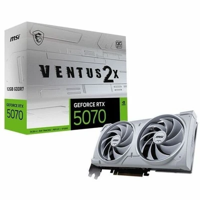 MSI RTX 5070 12G VENTUS 2X OC WHITE - Image 1 of 4