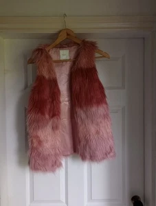 Girls Next Pink Ombre Gillet Size 12 Years Used - Picture 1 of 1