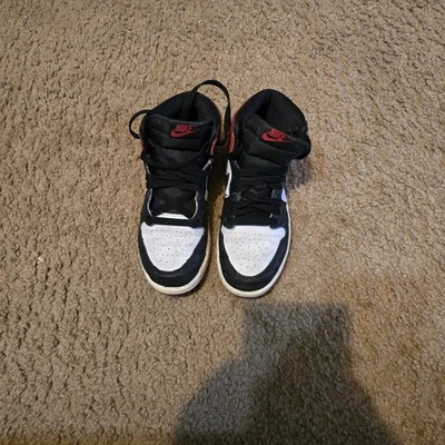 Nike Air Jordan 1 Retro High OG GS AJ1 punta nera reimmaginate giovani 1 anno - Immagine 1 di 4