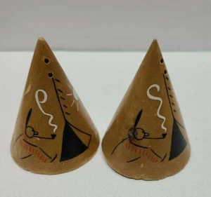 HOLZ TIPI SALZ/PFEFFERSTREUER AUS Grand Canyon Nationalpark Vintage 50er - Bild 1 von 7