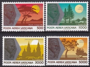 Vatican 1990 Yvert A 88/91 Pope John Paul II travels MNH VF - Picture 1 of 1