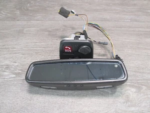 🥇03-06 MERCEDES R230 AUTO DIM INTERIOR REAR VIEW MIRROR W HOMELINK BLACK OEM - Bild 1 von 15