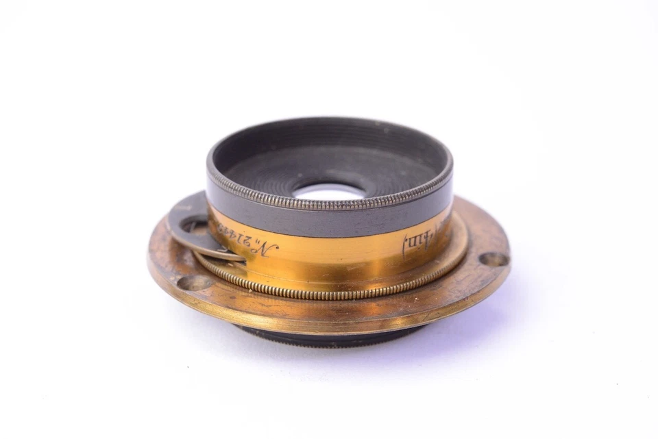 Ross Symetrical No.2 黄铜镜头。 4 英寸(100 毫米)#21449。 — 第 1/4 张图片