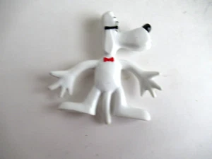 Vintage Mr. Peabody Bullwinkle and Friends Rubber Bendable Figure 1985 Jesco - Picture 1 of 3