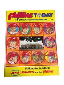 Philadelphia Phillies Baseball Scorekarte Magazin 1983 Veteranen Stadion Statistiken Anzeige - Bild 1 von 8