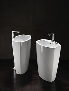 Lavabo Freestanding Bianco Made in Italy alta qualità Marchio GSI - OFFERTA - Foto 1 di 9