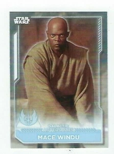 2021 TOPPS STAR WARS BATTLE PLANS GALACTIC ADVERSARIES GA-10 MACE WINDU - Picture 1 of 1