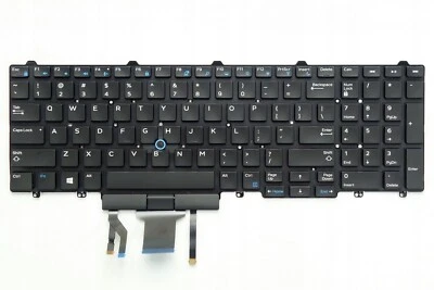 DELL E5550 E5570 E5580 Hintergrundbeleuchtete LED-Tastatur QWERTY - Bild 1 von 4