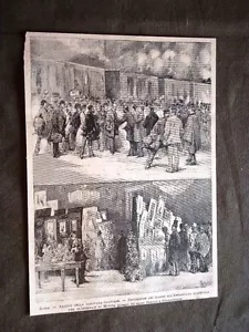 Rom 1880 Gemäldeausstellung in der spanischen Botschaft für Überschwemmte Murcia - Bild 1 von 1