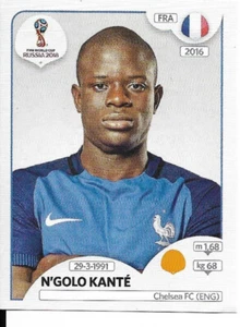 FIFA World Cup 2018 Russia Panini Sticker Nr 202 N'golo Kanté - Bild 1 von 2