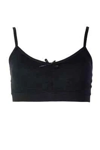 PRESTIGE BIATTA SEAMLESS BRALETTE BLACK - Picture 1 of 3