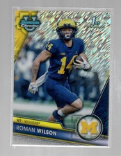 Roman Wilson 2023 1st Bowman Chrome U Shimmer Refractor   card# 169