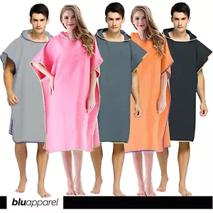 Microfibre Changing Robe Poncho Fast Drying Ultra Lightweight Swimming Surfing - Picture 1 of 21
