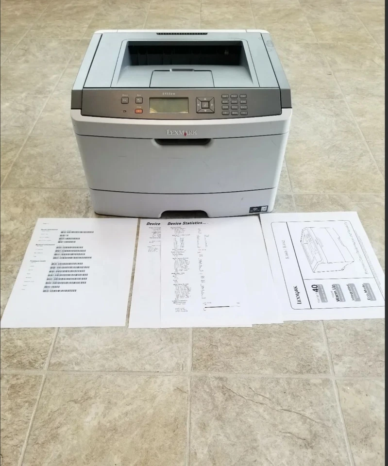 Lexmark E460dw Workgroup Laser Printer FULLY FUNCTIONAL VERY CLEAN SEE PICTURES! - Image 1 of 4