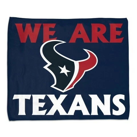 Houston Texans Rally Towel 15x18 NFL Sports Fan Football Team Hand Fan Navy Rag Cover