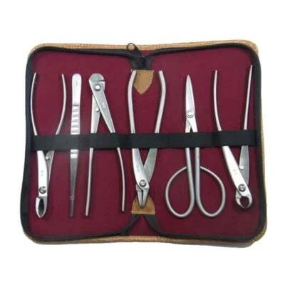 Juego de herramientas Kaneshin Bonsai 6 piezas para bonsái pequeño n.º 175AS Foto 1 de 4